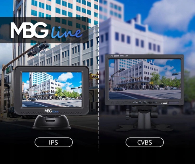 PROFESJONALNA KAMERA COFANIA BUS VAN 5'' AHD IPS