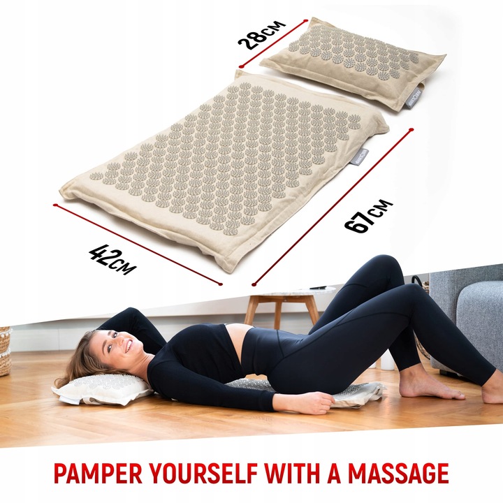 Ekologiczna Mata Do Akupresury AKUMATA ECO ZESTAW