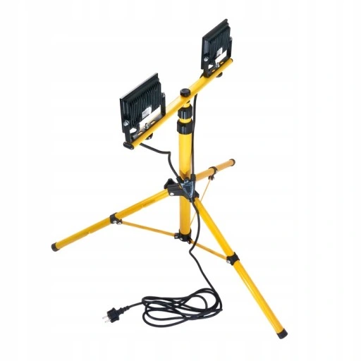 Halogen LED Statyw Budowlany Roboczy Naświetlacz 100W Z Długim Przewodem 5m