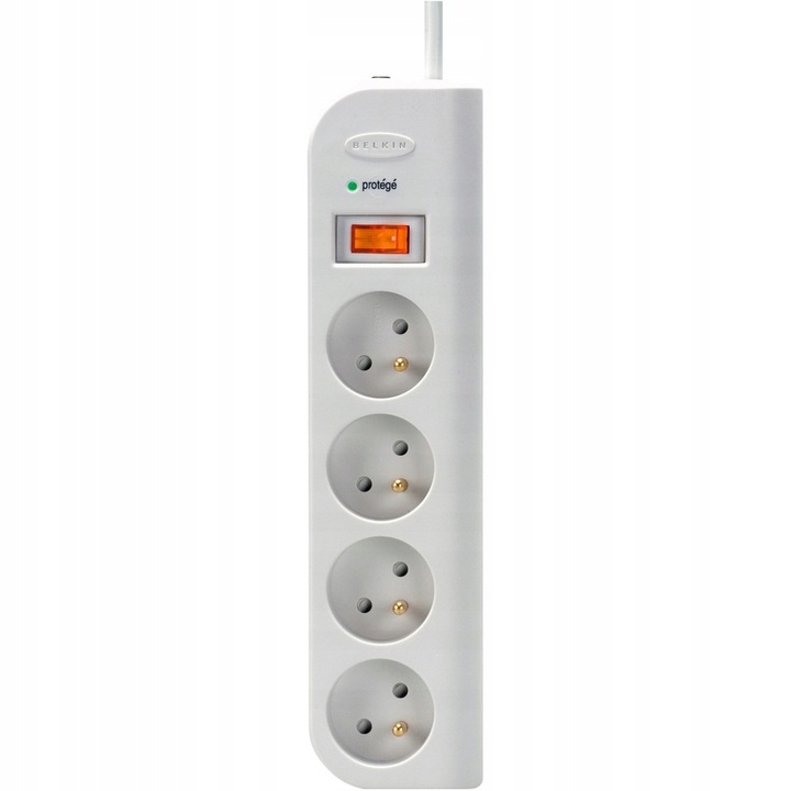 Belkin - Listwa antyprzepięciowa 238J, 4x AC EU z kablem 1 m, do 238 dżuli
