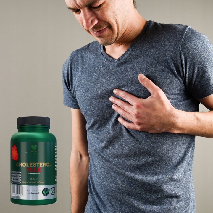 Tabletki na CHOLESTEROL i trójglicerydy - 60 kaps