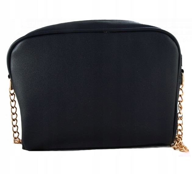 Monnari Czarna Pikowana Torebgka Listonoszka z łańcuszkiem