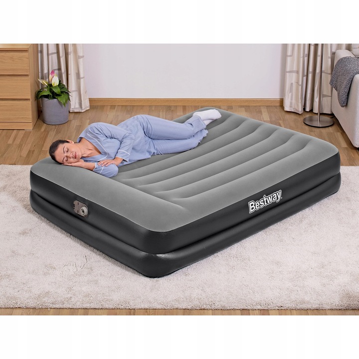 Materac Dwuosobowy z Pompką Dmuchany Duży Łóżko do Spania Bestway 67403