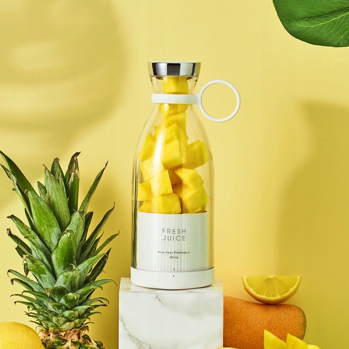 BLENDER PRZENOŚNY MIKSER SHAKER Turystyczny BEZPRZEWODOWY 3 w1 USB Juice