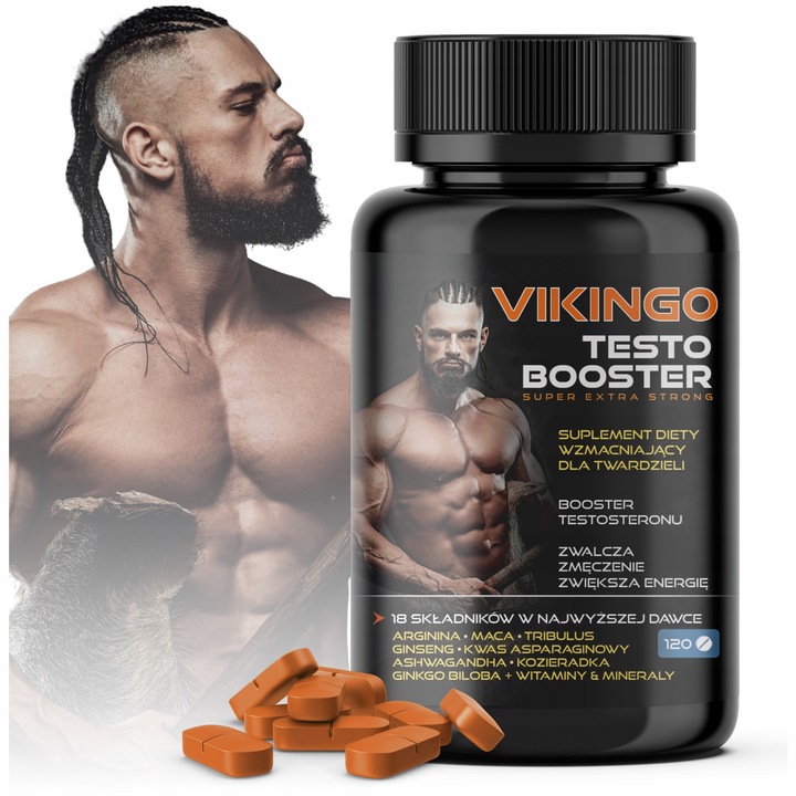 Testosteron Tabletki Booster Testosteronu Ashwagandha Arginina Tribulus DAA