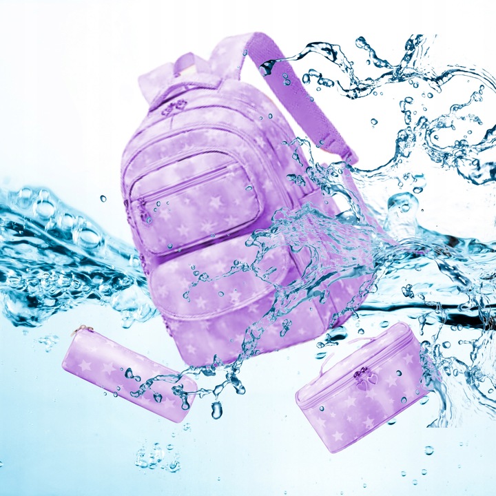 PLECAK SZKOLNY TORNISTER TOREBKA PIÓRNIK ZESTAW MŁODZIEŻOWY POJEMNY