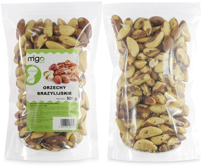 Orzechy BRAZYLIJSKIE 0,5 kg, naturalne - MIGOgroup