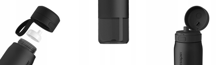 Butelka filtrująca bidon na wodę z filtrem TRITAN BPA FREE WESSPER B2 1l