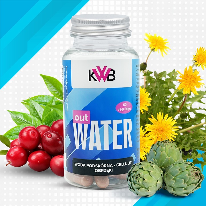 WATER OUT - MNIEJSZY CELLULIT, USUWA WODĘ PODSKÓRNĄ I WYSMUKLA SYLWETKĘ