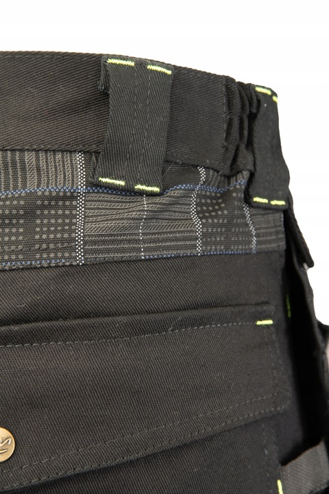 Spodnie robocze monterskie z kieszeniami Stretch Cordura elastan r 28