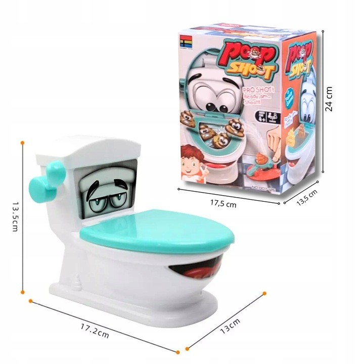 RODZINNA GRA ZRECZNOSCIOWA KUPA DO SEDESU TRAF KUPĄ DO SEDESU WC ZABAWA