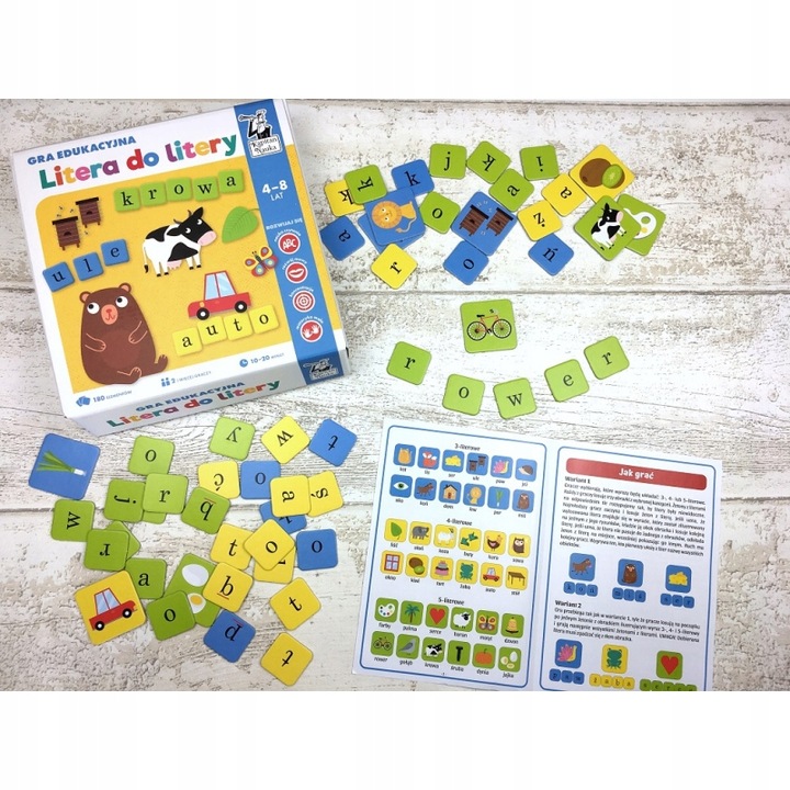 Gra planszowa Edgard Litera do litery