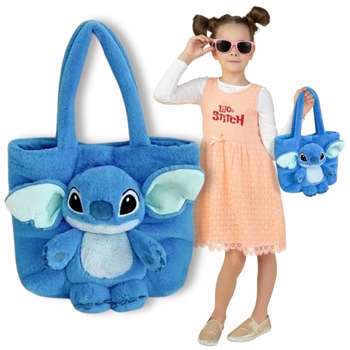 TOREBKA pluszak STICH STITCH Maskotka pluszowa TOREBECZKA NA RAMIĘ dzieci