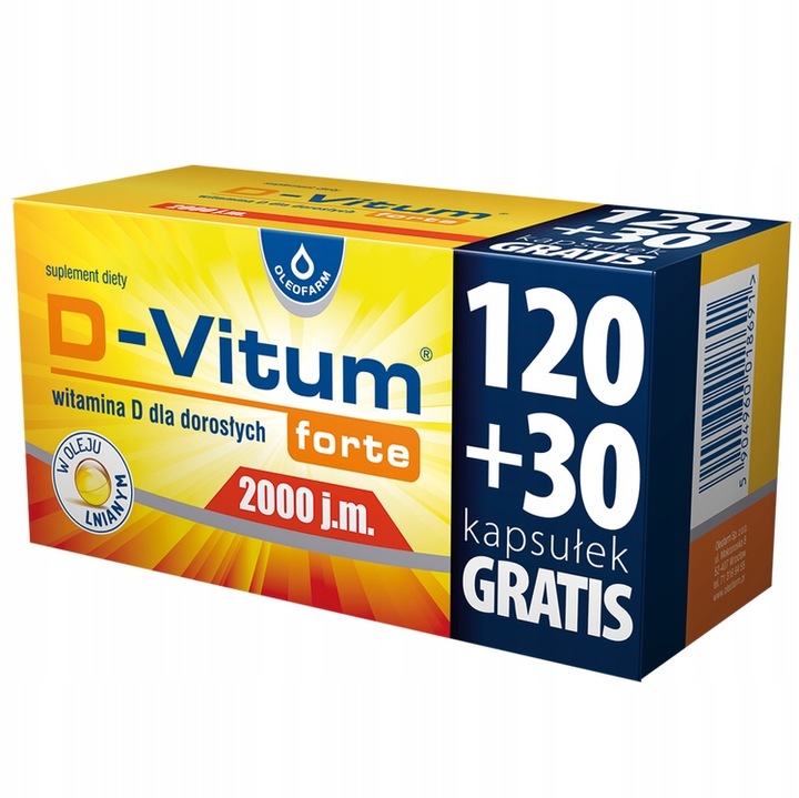 D-VITRUM FORTE 2000j.m. 150 kaps