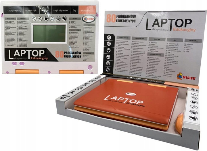 LAPTOP EDUKACYJNY 80 PROGRAMÓW USB DO NAUKI