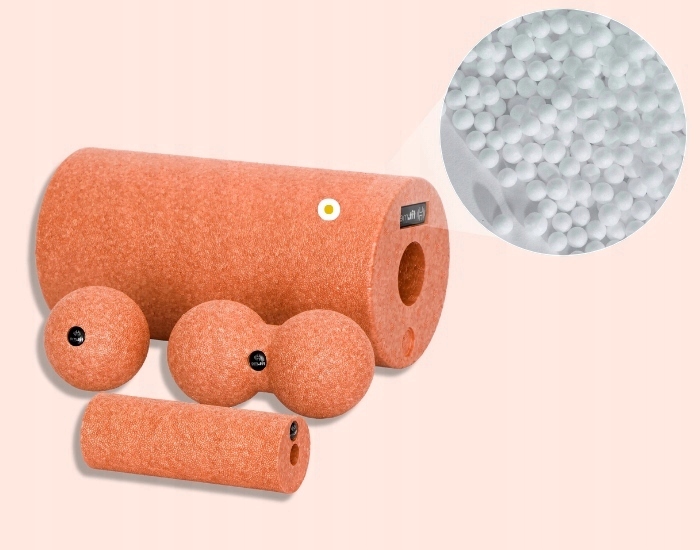 ZESTAW ROLLERÓW DO MASAŻU WAŁEK DUŻY MAŁY PIŁKA POJEDYNCZA DUOBALL EPP 4W1