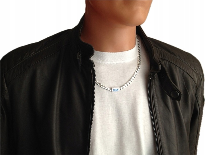 GRUBY Srebrny 925 Łańcuszek Męski Pancerka SZEROKI (na PREZENT)