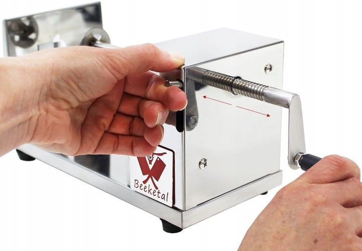 MASZYNKA stalowa nóż stalowy DO ZAKRĘCONYCH ZIEMNIAKÓW NA PATYKU do frytek