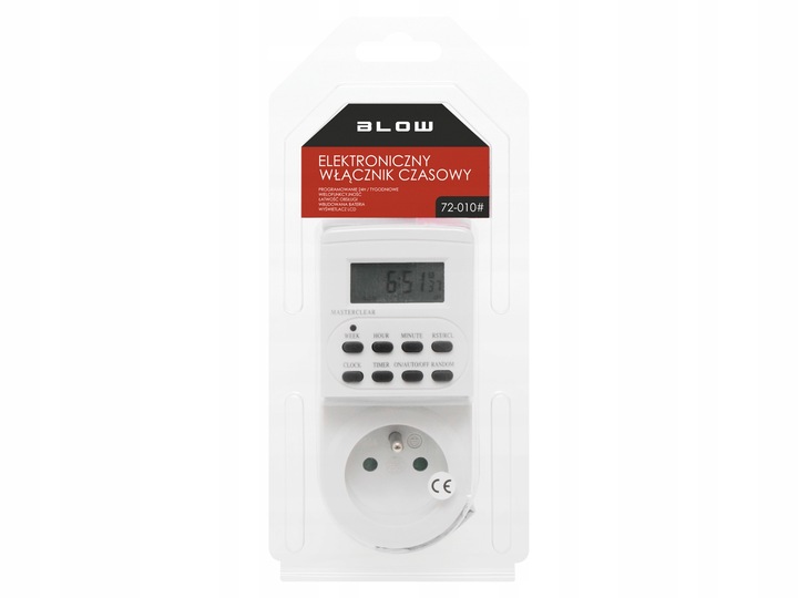 PROGRAMATOR CZASOWY ELEKTRONICZNY WŁĄCZNIK CYFROWY LCD WYŁĄCZNIK TIMER 7DNI