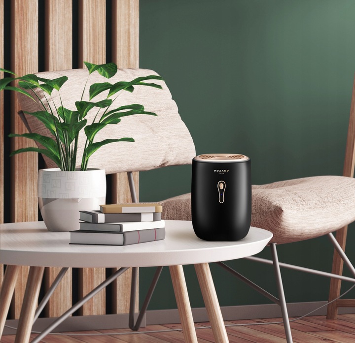 OSUSZACZ POWIETRZA POCHŁANIACZ WILGOCI 30W 800ml CICHY DOM + SAMOCHÓD 12V