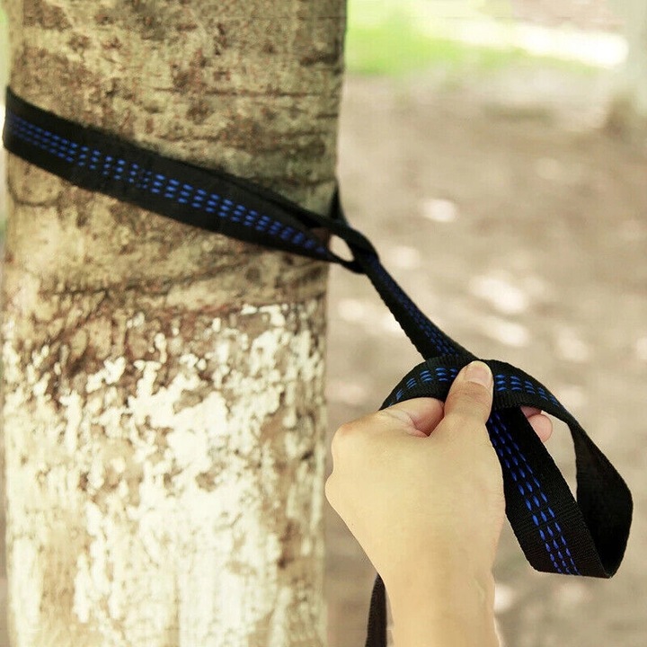 ZESTAW DO MOCOWANIA HAMAKA, SYSTEM ZAWIESZENIA, PASKÓW DO HAMAKA NA DRZEWIE