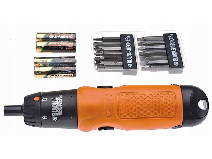 WKRĘTAK WKRĘTARKA Black&Decker A7073-XJ + ZESTAW BITÓW