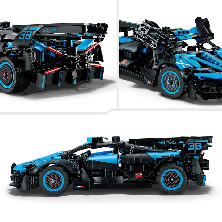 LEGO Technic Model Samochód Wyścigowy Auto Bugatti Bolide Agile Blue 42162