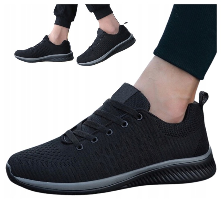 SPORTOWE BUTY ROBOCZE półbuty adidasy męskie BARDZO LEKKIE bez NOSKA LATO