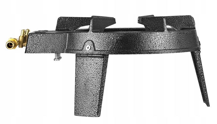 PALNIK GAZOWY TABORET ŻELIWNY KUCHENKA 9,8kW ZESTAW WĄŻ REDUKTOR