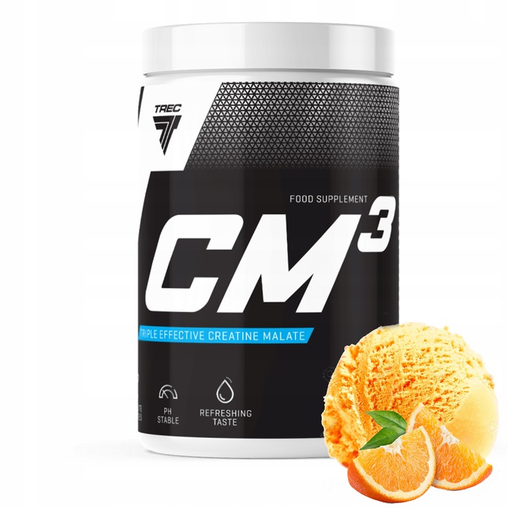 Kreatyna Trec CM3 powder 500g Pomarańcza