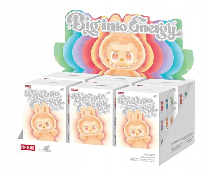 ORYGINALNE Laleczki Pop Mart Labubu Big Into Energy Series Brelok