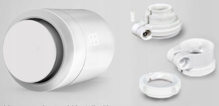 4x Głowica RTX Termostat + Bramka Zigbee WiFi Tuya SET