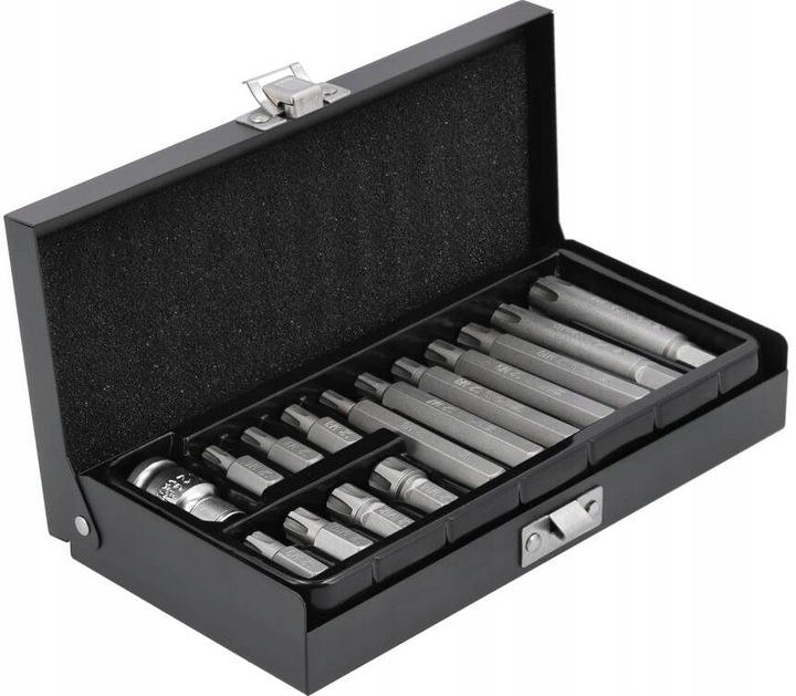 YATO ZESTAW 15 BITÓW KOŃCÓWEK WKRĘTAKOWYCH RIBE 30x70mm KOMPLET YT-0419