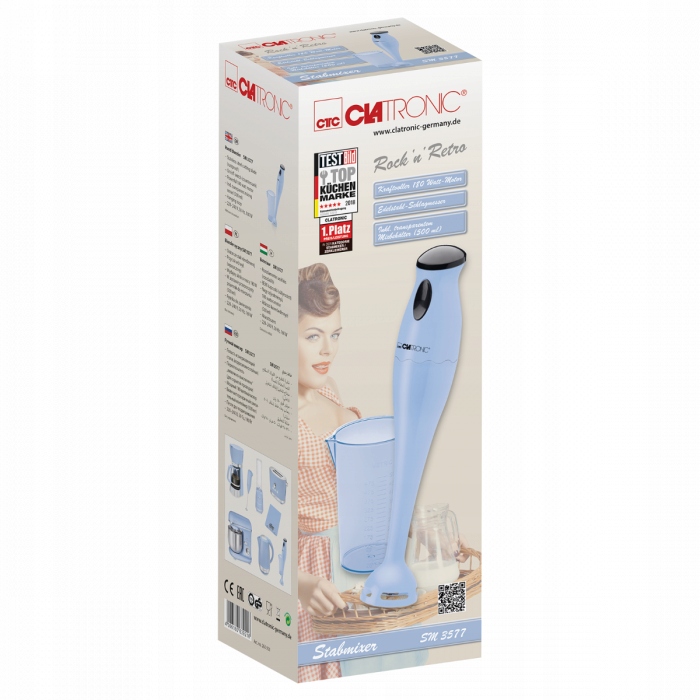 NIEMIECKI ROZDRABNIACZ BLENDER MIKSER CLATRONIC + POJEMNIK