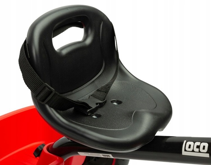 ROWEREK 3-KOŁOWY LOCO RED