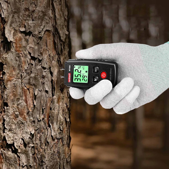 MIERNIK WILGOCI WILGOTNOŚCI WILGOTNOŚCIOMIERZ DREWNA DRZEWA + 2XAKU