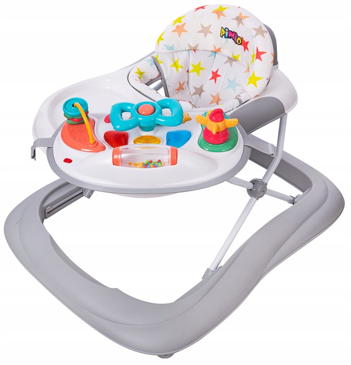 PIMKO ZIPPI CHODZIK DLA DZIECKA INTERAKTYWNY CHODAK DO NAUKI CHODZENIA GREY