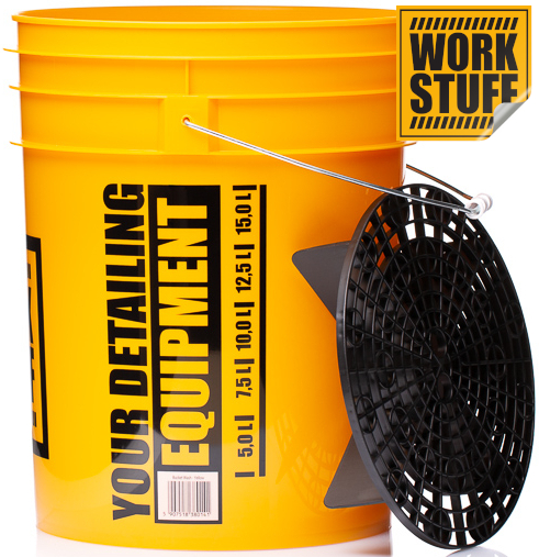 WORK STUFF BUCKET YELLOW WASH WIADRO + SEPARATOR
