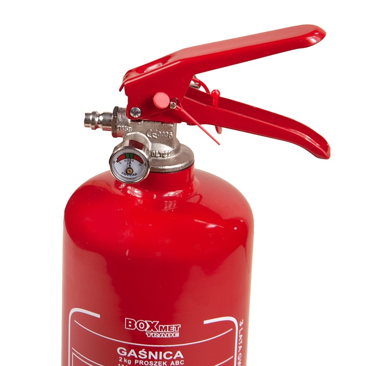 Gaśnica proszkowa 2 kg GP-2x ABC 2025 Boxmet
