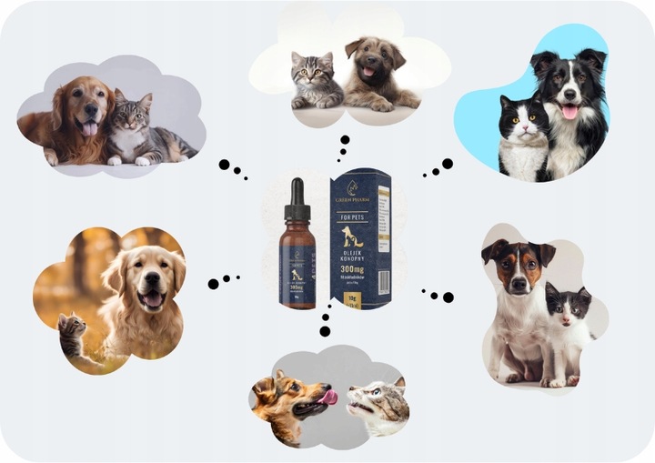 Olejek CBD 3% 11ml | Dla Zwierzat | Dla Psa| Dla Kota | Weterynaryjny