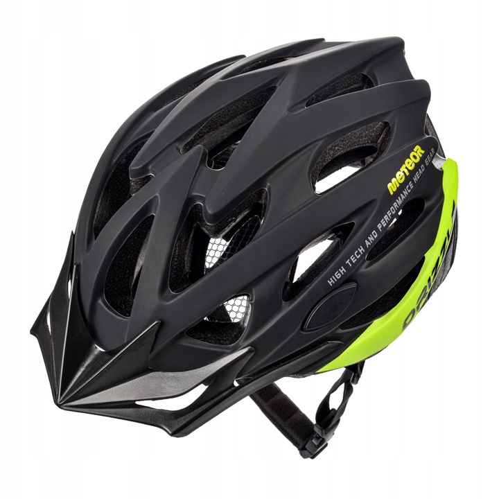 KASK ROWEROWY METEOR MV29 DRIZZLE M 55-58 odpinany daszek siatka od owadów