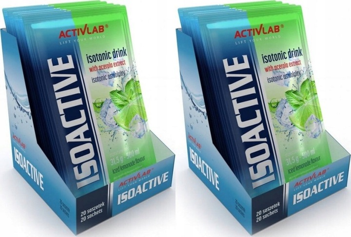 ACTIVLAB ISO ACTIVE 20x 31,5g IZOTONIK LEMONIADA x2