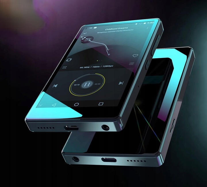 ODTWARZACZ MP3 MP4 Czarny WiFi, Spotify, przeglądarka, dyktafon bluetooth