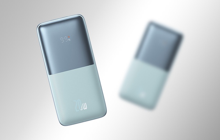 BASEUS POWER BANK PODRÓŻNY 10000 MAH 2X USB USB-C 20W QC 3.0 Z KABLEM USB