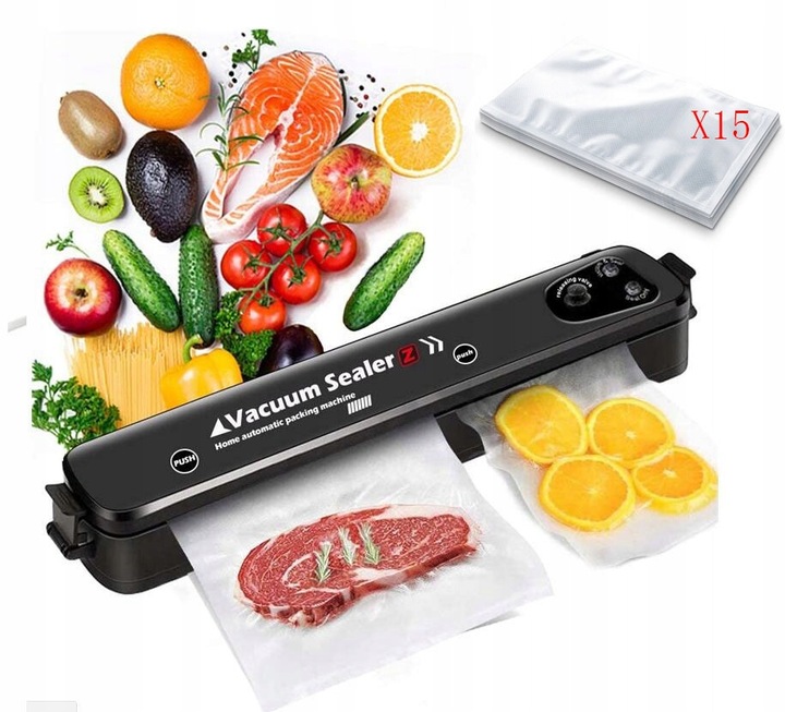 ZGRZEWARKA DO ŻYWNOŚCI PRÓŻNIOWA SPOŻYWCZA + 10 WORKÓW