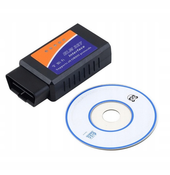 Interfejs diagnostyczny ELM327 WiFi OBD2 iPhone Android Adapter Windows