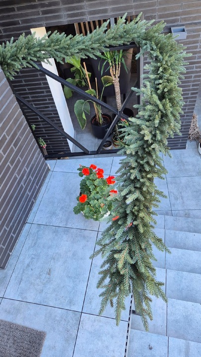 Girlanda ŚWIERK 3 metry 100% PE 300 cm DŁUGA gęsta jak naturalna balustrada