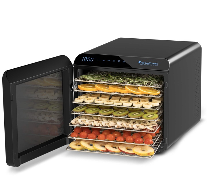 SUSZARKA SPOŻYWCZA DO GRZYBÓW WARZYW OWOCÓW DEHYDRATOR 600W 7 POZIOMÓW