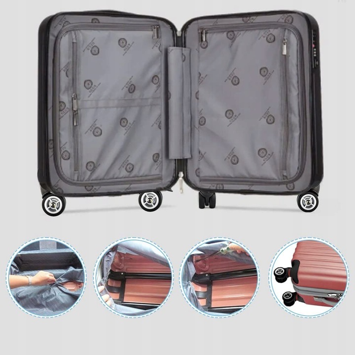 KÓŁKO DO WALIZKI KÓŁKA DO BAGAŻU ZAMIENNE 2 SZTUKI