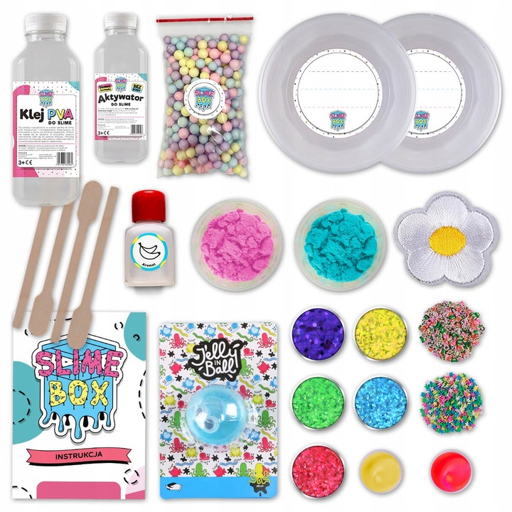 Zestaw do robienia slime SUMMER SLIME | Slime Box|na prezent |Okazja!